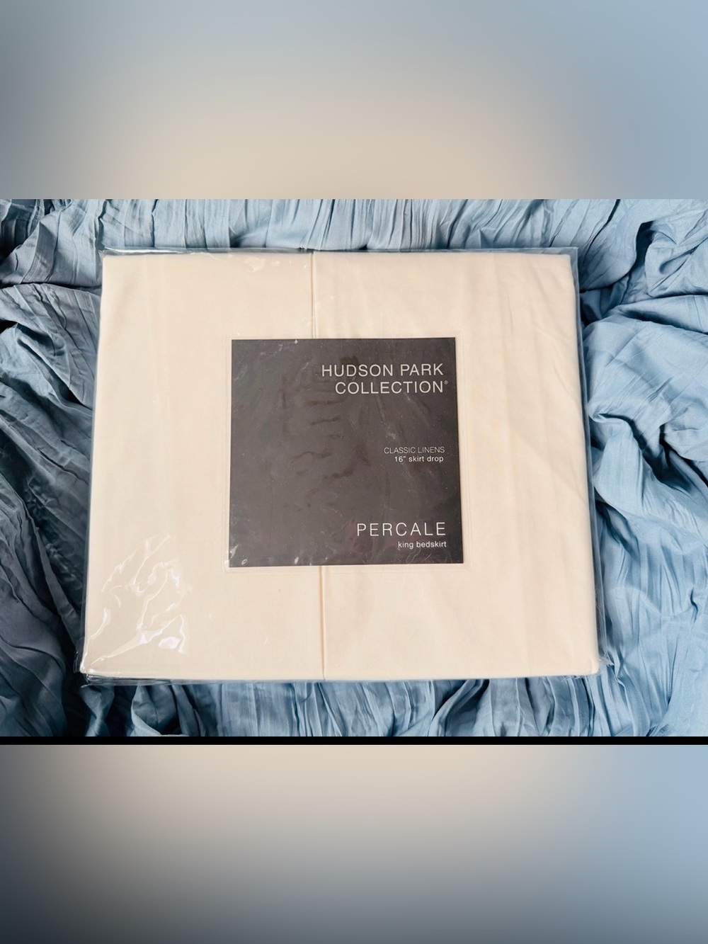 Bloomingdale’s Hudson Park Collection Percale King Bedskirt